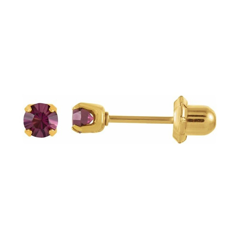 Inverness® Piercing Birthstone Stud Earrings