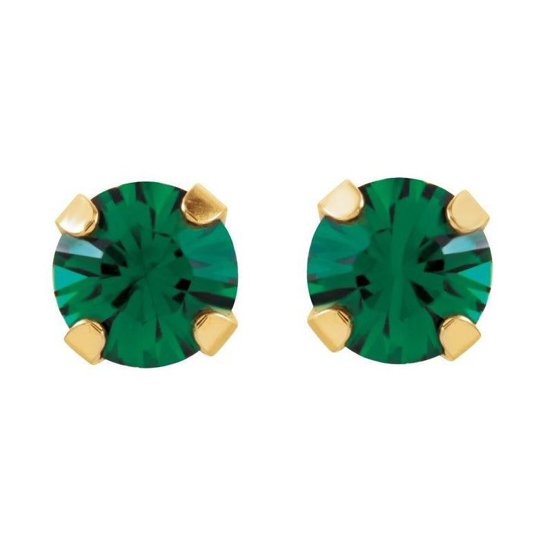 Inverness® Piercing Birthstone Stud Earrings