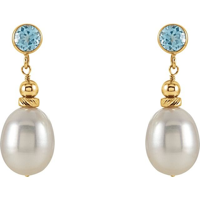 Accented Pearl Earrings