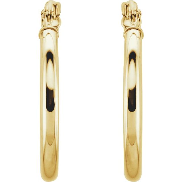 Tube Hoop Earrings