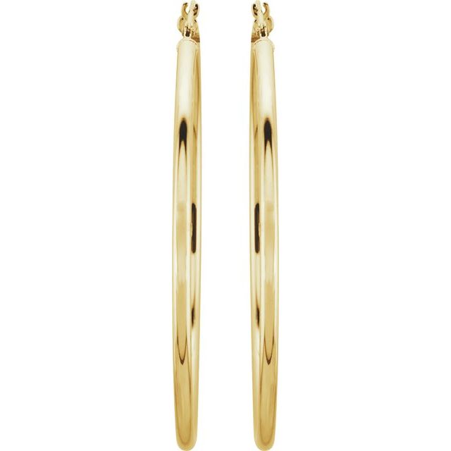 Tube Hoop Earrings