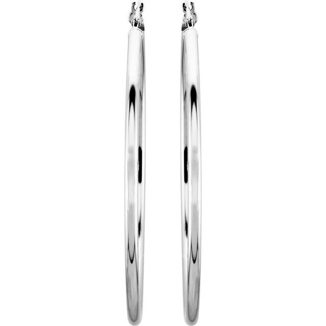 Tube Hoop Earrings