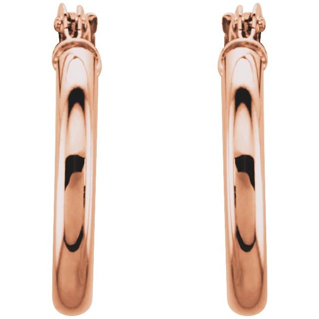 Tube Hoop Earrings