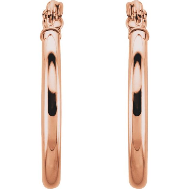 Tube Hoop Earrings