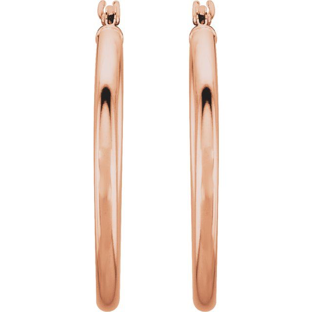Tube Hoop Earrings
