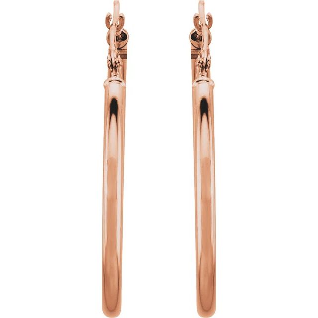 Tube Hoop Earrings