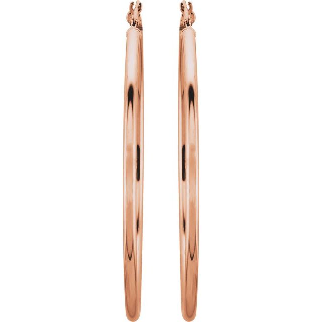 Tube Hoop Earrings