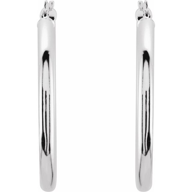 Tube Hoop Earrings