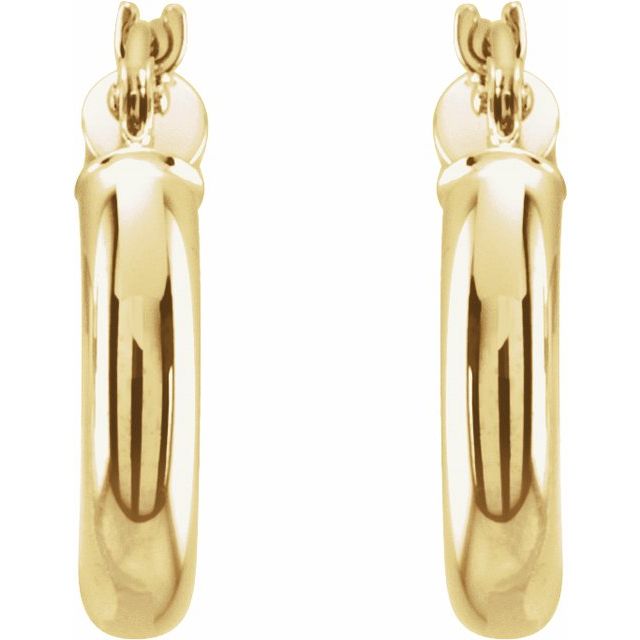 Tube Hoop Earrings