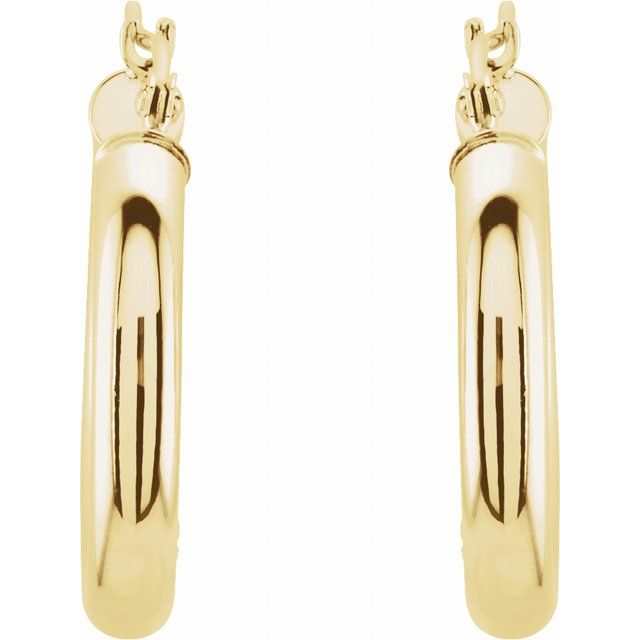 Tube Hoop Earrings