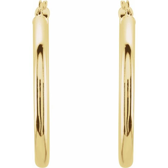 Tube Hoop Earrings