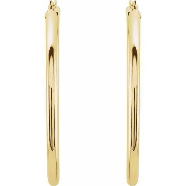 Tube Hoop Earrings