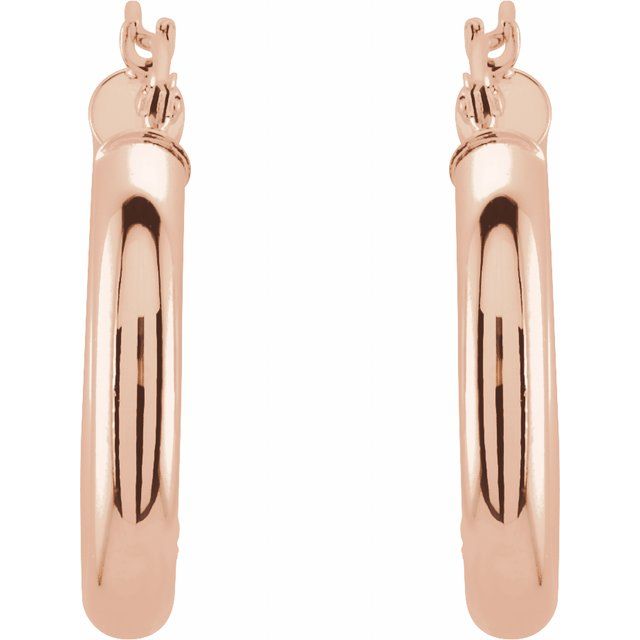 Tube Hoop Earrings