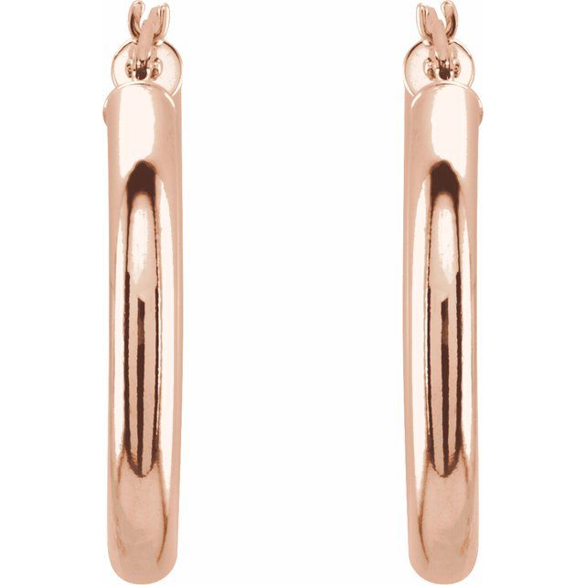 Tube Hoop Earrings