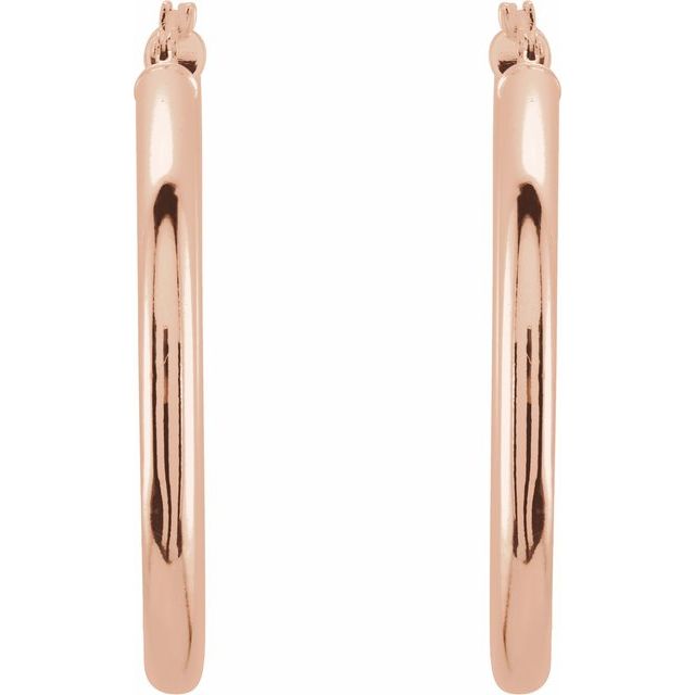 Tube Hoop Earrings