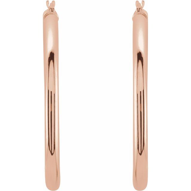 Tube Hoop Earrings