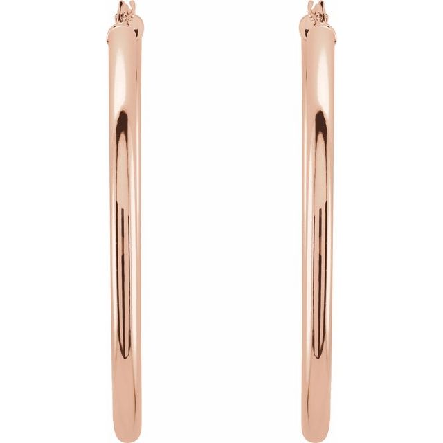 Tube Hoop Earrings