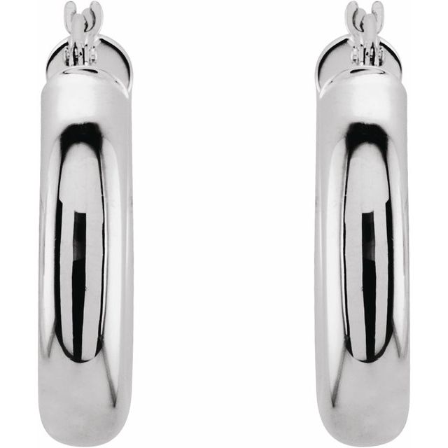 Tube Hoop Earrings