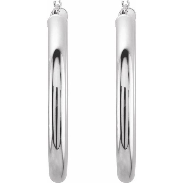 Tube Hoop Earrings