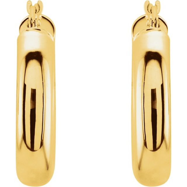 Tube Hoop Earrings
