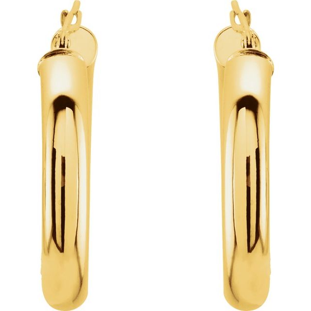 Tube Hoop Earrings