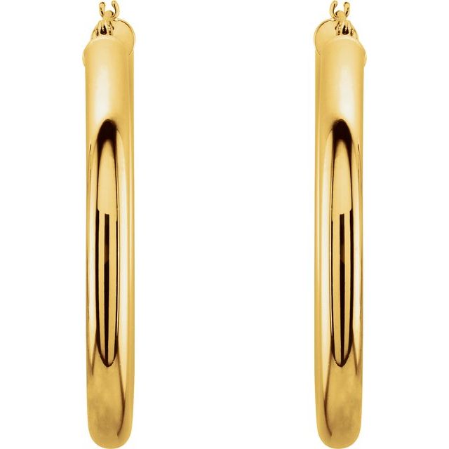Tube Hoop Earrings