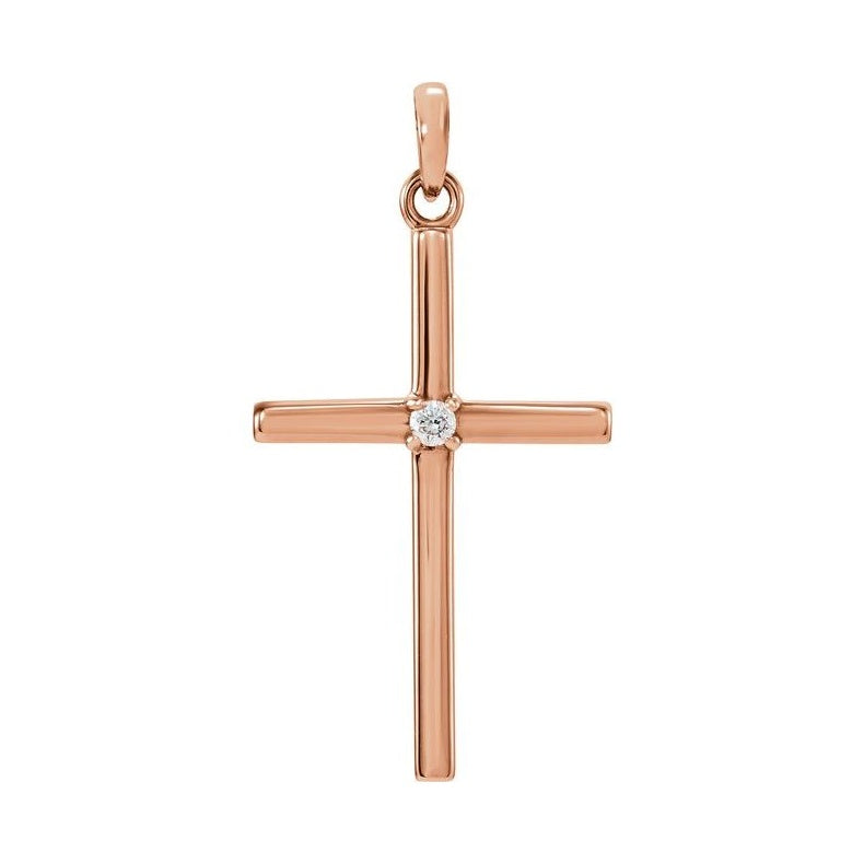 Birthstone Cross Pendant