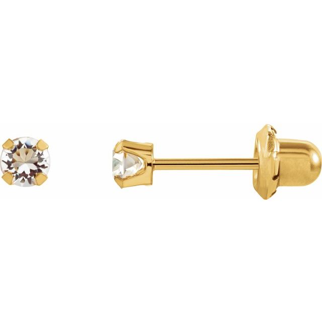 InvernessÂ® Piercing Birthstone Stud Earrings