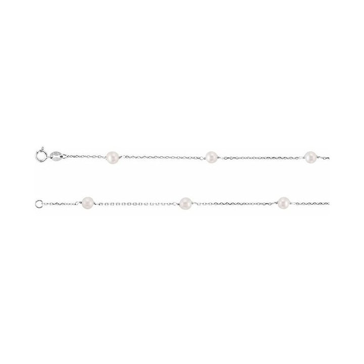 Pearl Station Necklace
