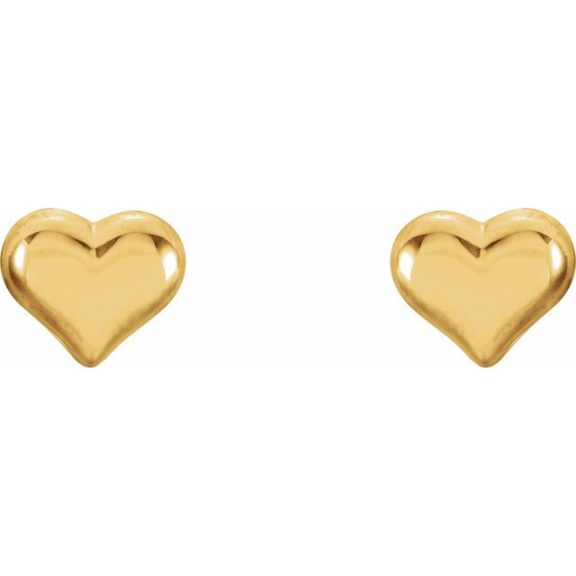 Youth Puffed Heart Earrings