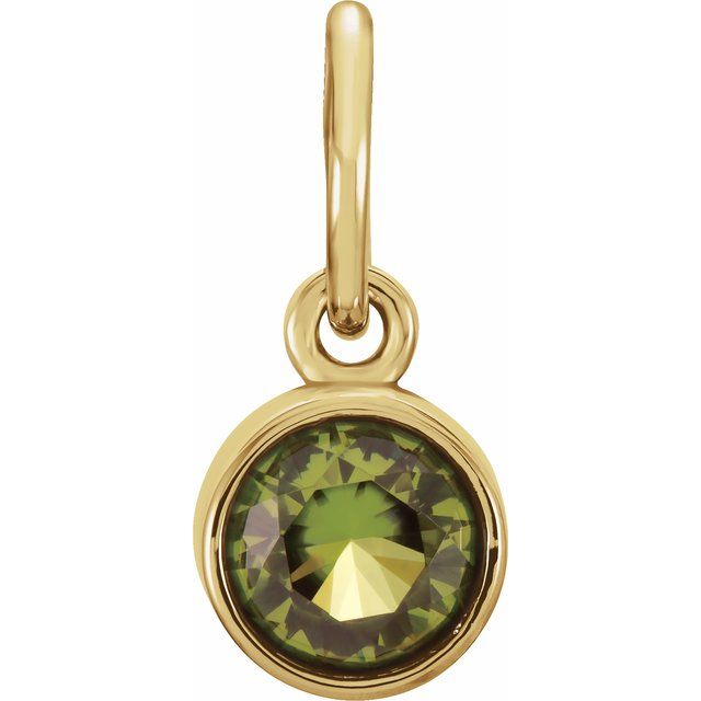 Posh Mommy® Imitation Birthstone Charm/Pendant