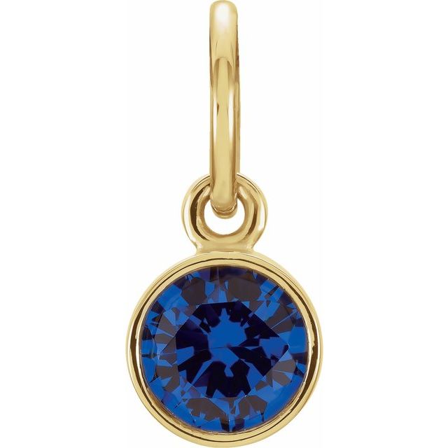 Posh Mommy® Imitation Birthstone Charm/Pendant