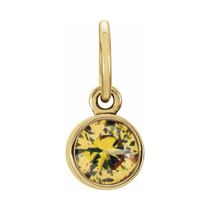 Posh Mommy® Imitation Birthstone Charm/Pendant