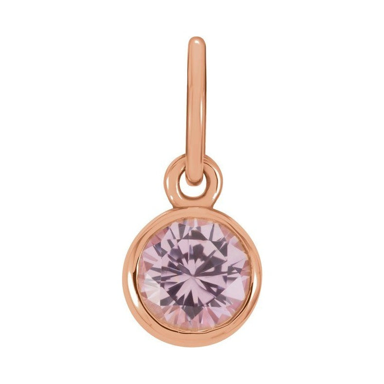 Posh Mommy® Imitation Birthstone Charm/Pendant