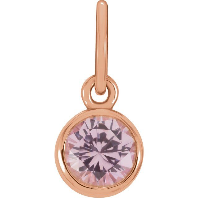 Posh Mommy® Imitation Birthstone Charm/Pendant