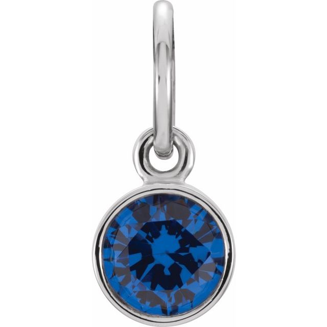 Posh Mommy® Imitation Birthstone Charm/Pendant
