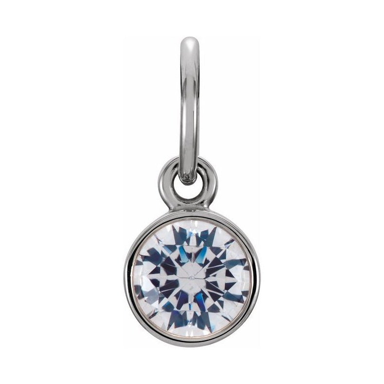 Posh Mommy® Imitation Birthstone Charm/Pendant