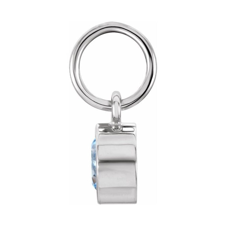 Posh Mommy® Imitation Birthstone Charm/Pendant