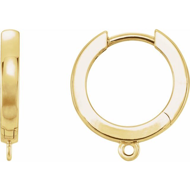 Hinged Hoop Earring Top