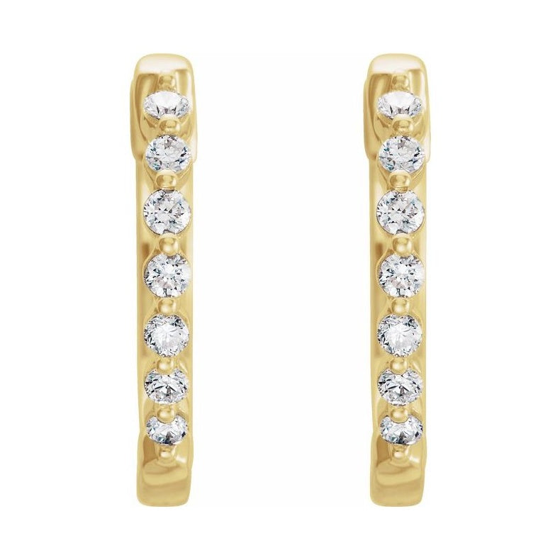 Accented Hoop Earrings
