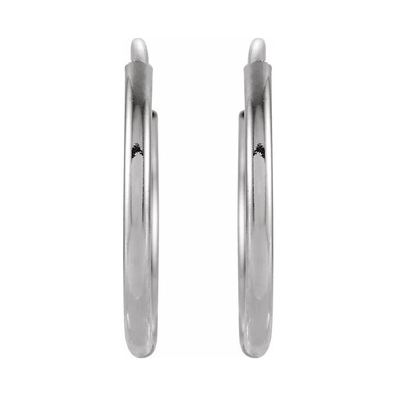 Endless Tube Hoop Earrings