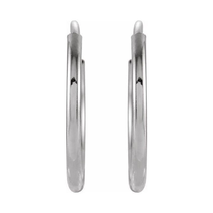 Endless Tube Hoop Earrings