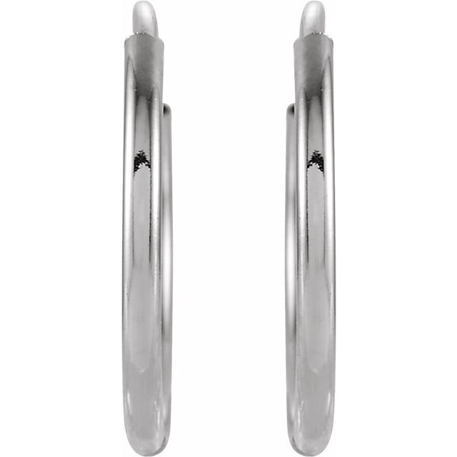 Endless Tube Hoop Earrings