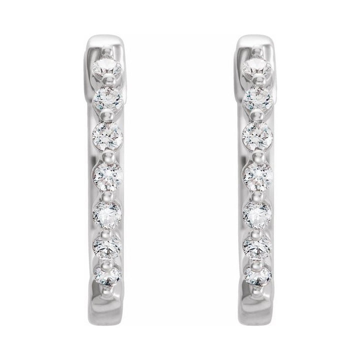 Accented Hoop Earrings