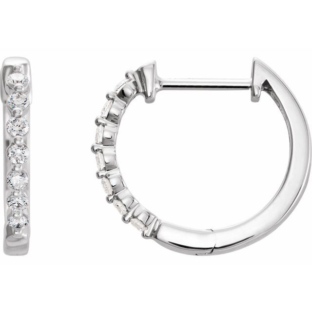 Accented Hoop Earrings