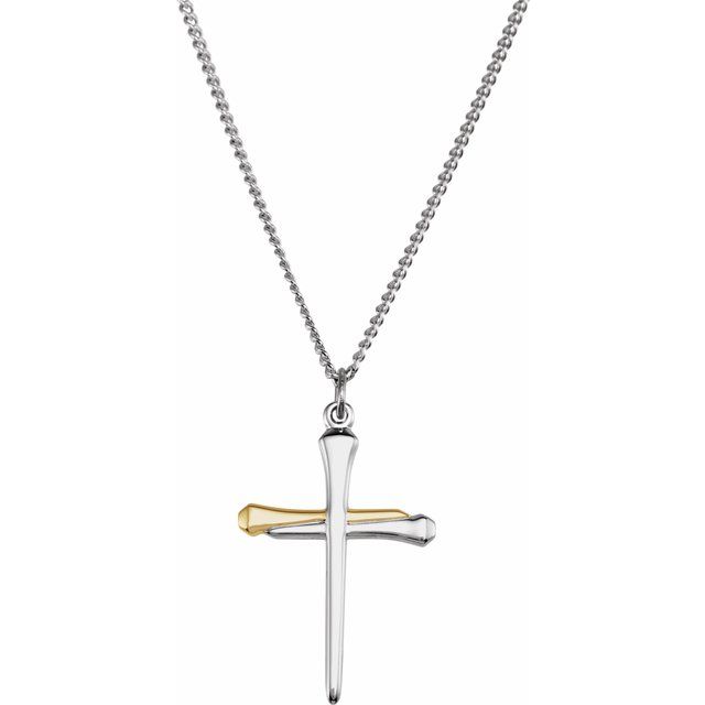 Nail Cross Necklace