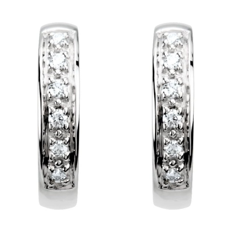 Accented Hoop Earrings