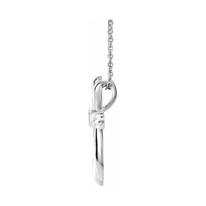 Bezel-Set Cross Necklace or Pendant