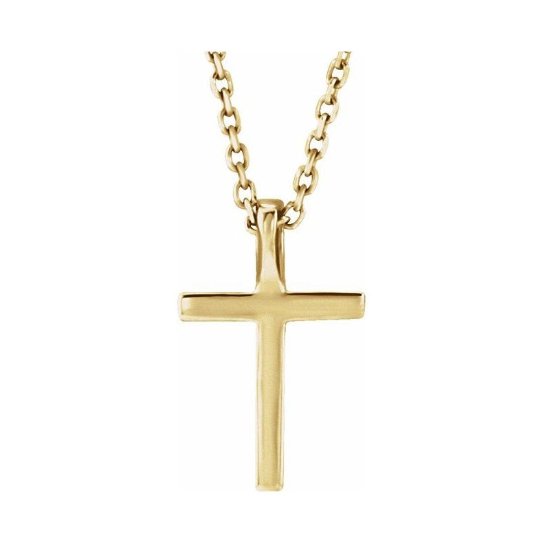 Petite Cross Necklace or Pendant