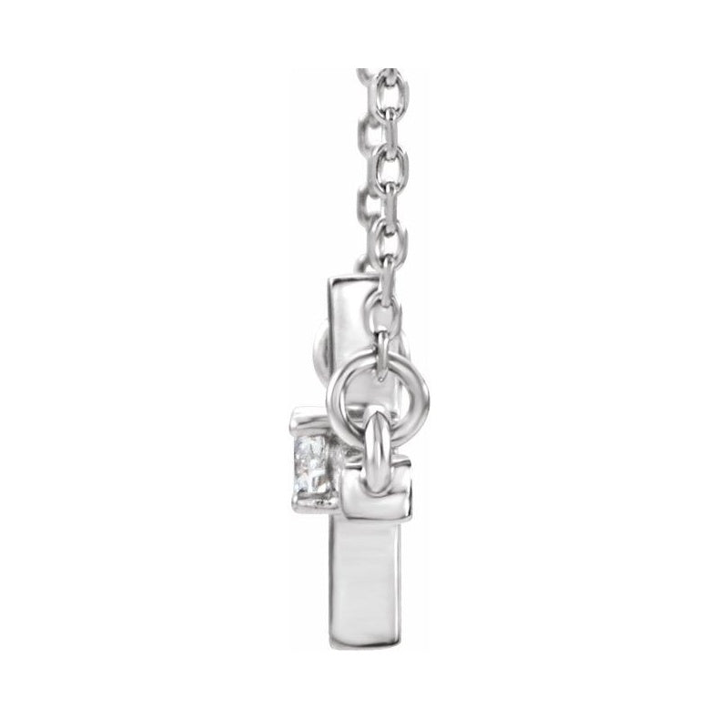 Sideways Cross Necklace or Center